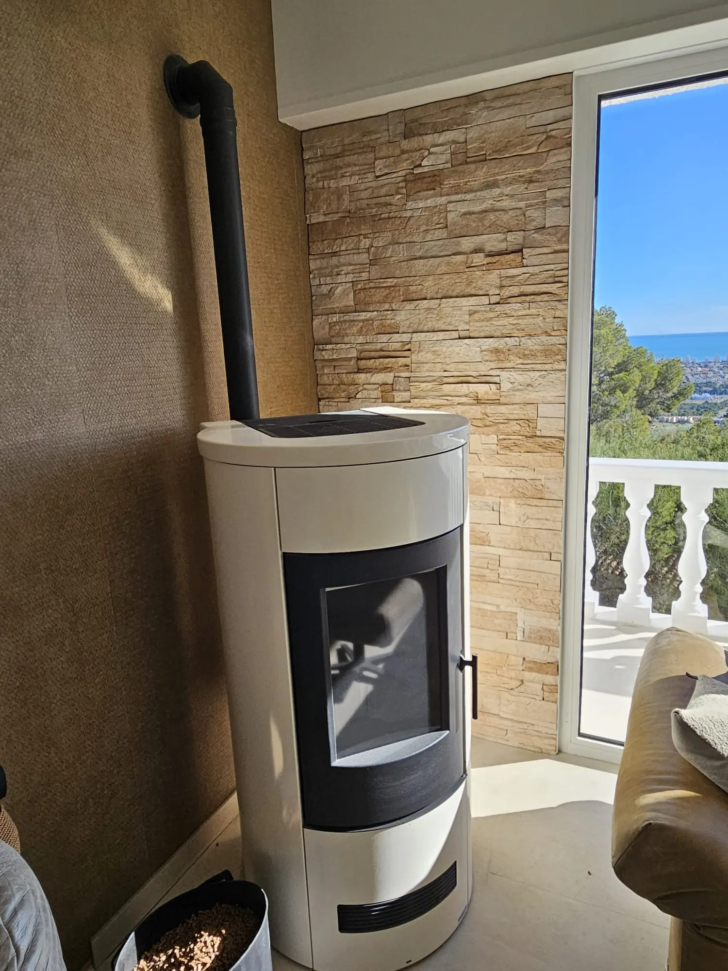 Wall tile installation in Benidorm property