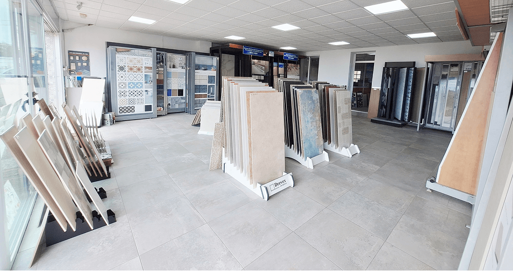 Tile showroom display